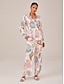 billige bluser-Shell Print Button Down Relaxed Shirt