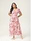 cheap Maxi Dresses-Casual V Neck Maxi Dress