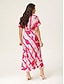 cheap Maxi Dresses-Striped Batwing Maxi Dress