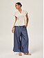 cheap Pants &amp; Shorts-Tencel Denim Wide-Leg Pants