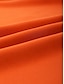 cheap Matching Sets-Orange Stand Collar Wide Leg Pants Set