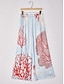 cheap Matching Sets-Ocean Print Vacation Set
