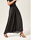 cheap Pants &amp; Shorts-Chiffon Flowy Wide Leg Culottes