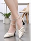 economico pumps e tacchi-Lace Panel Mid Heel Pumps Office Shoes