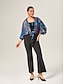 abordables blusas-Dot Chiffon Tie Front Shirt