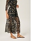 cheap Pants &amp; Shorts-Polka Dot Chiffon Wide-Leg Culottes