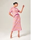 economico gonne-Knitted Stretch Color Block Skirt