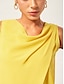 baratos blusas-Chic Cowl Neck Sleeveless Blouse