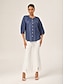 cheap Blouses-Soft Tencel Denim Cardigan