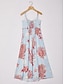 cheap Maxi Dresses-Ocean Themed Vacation Cami Dress