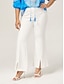 cheap Pants &amp; Shorts-Slim Fit Wrinkle-Resistant Flare Pants