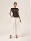 preiswerte Blusen-Shimmer Knit Off Shoulder Top