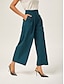 cheap Pants &amp; Shorts-Slim Wool Blend Straight Pants