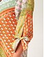 preiswerte Print Dresses-Cyclic Print High Neck Maxi Dress