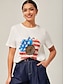 cheap T-shirts-Premium Cotton T-Shirt with Multiple Print Options