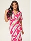 cheap Maxi Dresses-Striped Batwing Maxi Dress