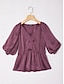 billige bluser-Puff Sleeve Peplum Shirt