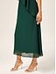 cheap Maxi Dresses-A-Line One Shoulder Chiffon Dress
