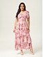 cheap Maxi Dresses-Casual V Neck Maxi Dress