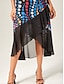 preiswerte Maxi-Kleider-Polka Dot Chiffon Ruffle Maxi Dress
