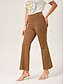 cheap Pants &amp; Shorts-Comfort Stretch Cropped Flared Pants