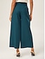 cheap Pants &amp; Shorts-Slim Wool Blend Straight Pants