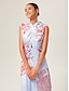 cheap Maxi Dresses-Elegant Ocean tie Maxi Dress