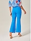 cheap Pants &amp; Shorts-Slim Fit Wrinkle-Resistant Flare Pants