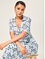preiswerte Midikleider-Brand Design Material Cinched Waist Mermaid Midi Dress
