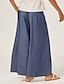 cheap Pants &amp; Shorts-Tencel Denim Wide-Leg Pants