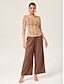 abordables blusas-Stretch Vintage V Neck Base Layer Top