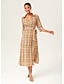 cheap Maxi Dresses-Vintage Print Stretch Wrap Maxi Dress