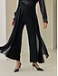 abordables pantalons et shorts-Chiffon Full Length Elegant Casual Daily Pants