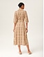 cheap Maxi Dresses-Vintage Print Stretch Wrap Maxi Dress