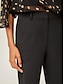 abordables pantalons et shorts-Slim Fit Wool Cigarette Pants
