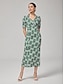 cheap Midi Dresses-Stretch Waist-Cinching Mermaid Midi Dress