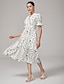 cheap Maxi Dresses-Smocked Chain Print Corset Dress