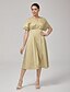 cheap Midi Dresses-V Neck Waist Defined Midi Dress