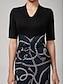 cheap Maxi Dresses-Chain Print Lyocell Mermaid Dress