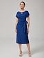 preiswerte Maxi-Kleider-High Stretch Belted Maxi Dress
