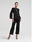 cheap Blouses-Chiffon Modal Illusion Sleeve Crew Neck Shirt