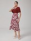 cheap Maxi Dresses-Geometric Cross Tie Retro Dress
