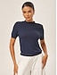 billige bluser-Textured Jacquard Knit Top