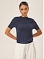 billige bluser-Textured Jacquard Knit Top