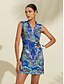 abordables Accesorios de Lencería-Vestido de Golf para Mujer Protección Solar Floral