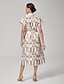 cheap Maxi Dresses-Belted Checkered Blazer Dress