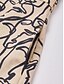 cheap Maxi Dresses-Spliced Pattern Knit Dress