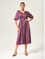 baratos Vestidos Tamanhos Grandes-Cinched Waist Maxi Dress