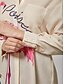 abordables blouses-Printed Flamingo Loose Shirt