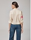 abordables blouses-Printed Flamingo Loose Shirt